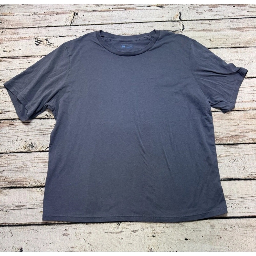 Janji RunTerra Bio T-Shirt Men's L Blue Gray Short Sleeve Basic